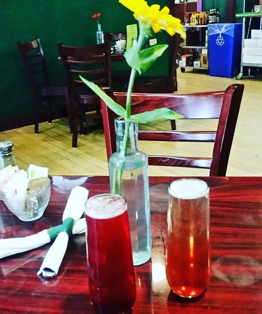 Blueberry and Strawberry Mimosas